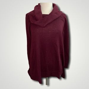 Style & Co | cowl neck tunic wine sweater size XL